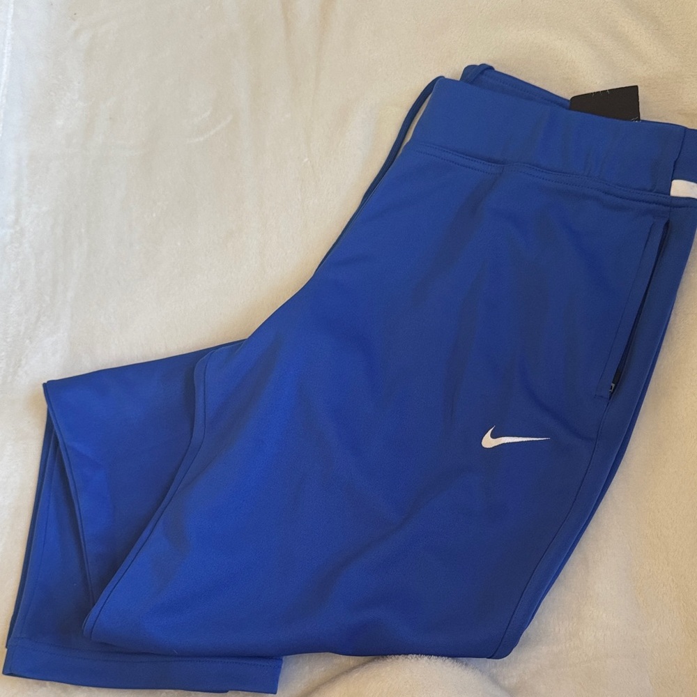 Nike Royal Blue Training Pants woman’s Lg